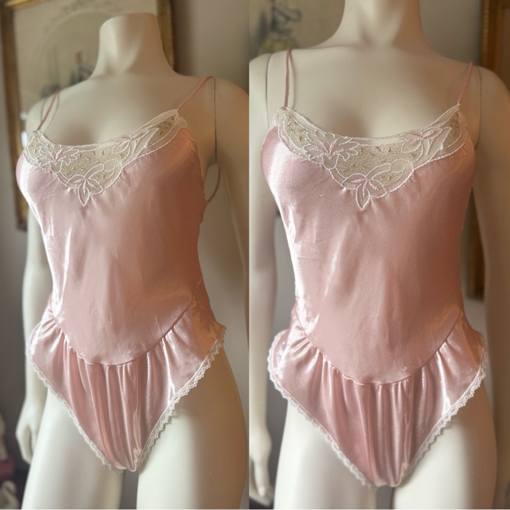 Indulge Blush Satin Lingerie